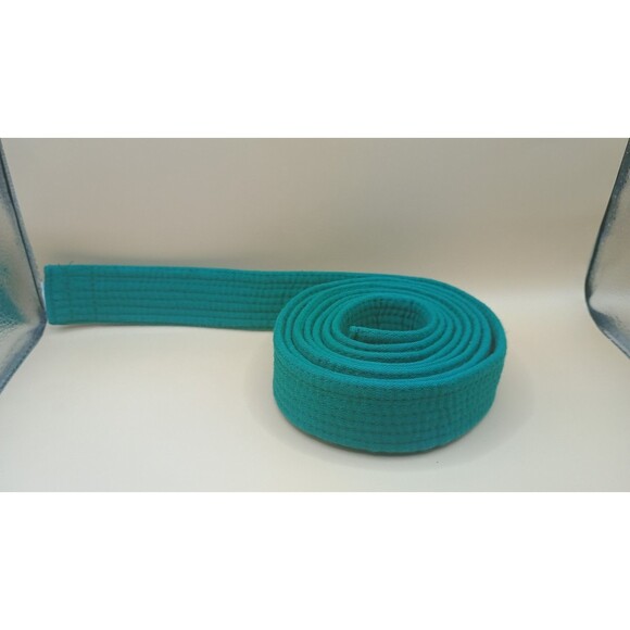 Tiger Claw Taekwondo Teal Belt Size 2 Lightweight Student Karate - Picture 1 of 4